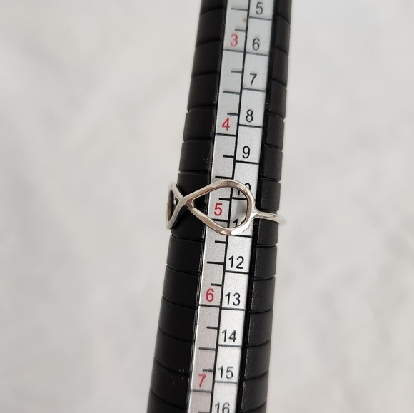 Antique Silver Infinity Ring - Picture 6 of 11